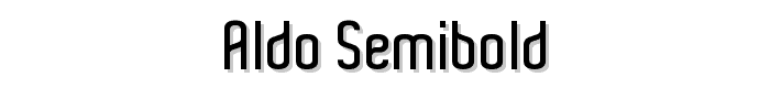 Aldo SemiBold font